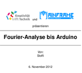 Thumbnail Image for Fourier-Analyse bis Arduino